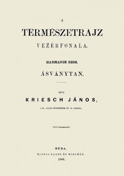 Kriesch Jnos - A termszetrajz vezrfonala III. svnytan