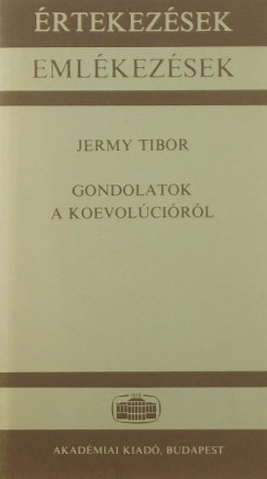 Jermy Tibor - Gondolatok a koevolcirl