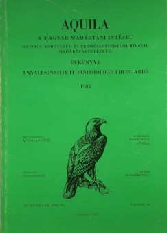 Bankovics Attila   (Szerk.) - Aquila 1983
