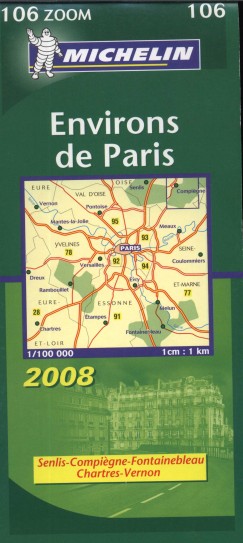 Environs de Paris 1:100 000