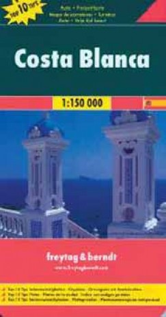 Costa Blanca 1:150 000