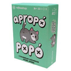 Apropó popó társasjáték (64 kártya, 1 kaksimező)