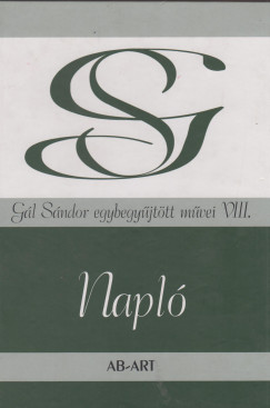 Gl Sndor - Napl 1983-2000 - Gl Sndor egybegyjttt mvei VIII.