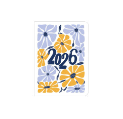 Flexi Retro Bloom - B6 heti naptr - 2026