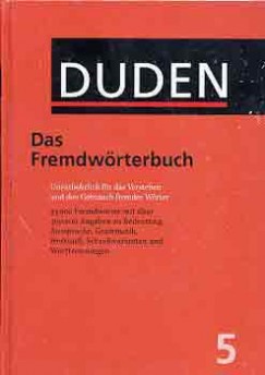 Duden 5 - Das Fremdwrterbuch