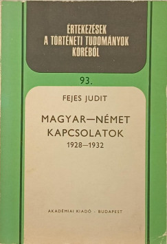 Fejes Judit - Magyar-nmet kapcsolatok