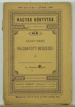 Klcsey Ferenc - Klcsey Ferencz vlogatott beszdei
