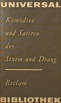 Komödien und Satiren des Sturm und Drang