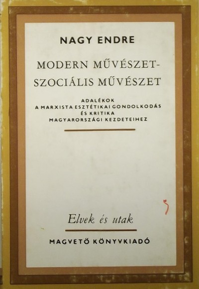 Nagy Endre - Modern művészet - Szociális művészet