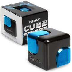 Bopster fidget fém kocka kék és fekete