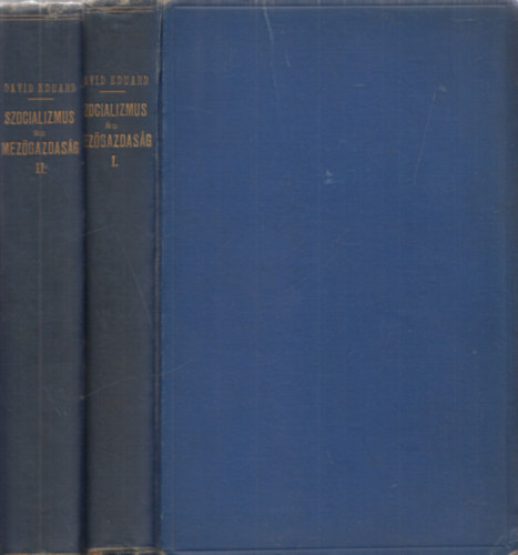 David Eduard - Szocializmus �s mez�gazdas�g I-II.