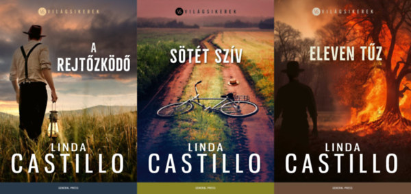 Linda Castillo - 3 db Linda Castillo amish krimi a Kate Burkholder sorozatbl: Stt szv + A rejtzkd + Eleven tz (a Kate Burkholder sorozat 14., 15., s 16. rsze)