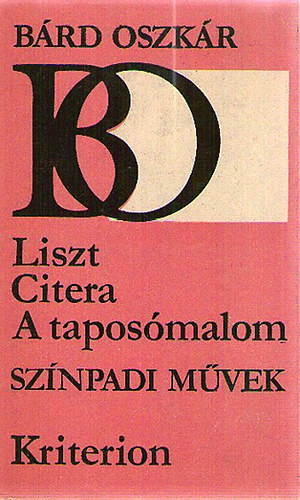 B�rd Oszk�r - Liszt-Citera-A tapos�malom