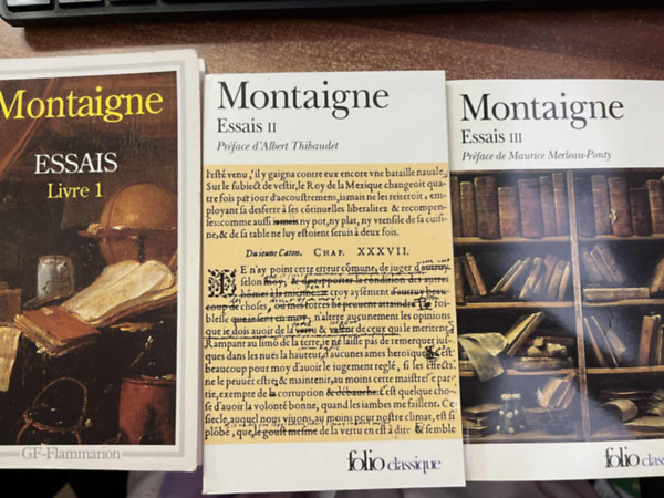 Montaigne - Essais I-III.