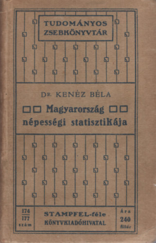 Dr. Kenz Bla - Magyarorszg npessgi statisztikja