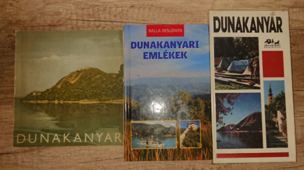 3 könyv a Dunakanyarról: Dunakanyar, Dunakanyari emlékek, Dunakanyar (Panoráma)