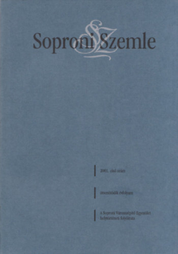 Soproni Szemle 2001. első szám (55. évfolyam)
