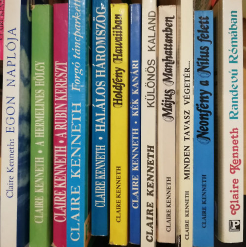 Claire Kenneth - 12 db Claire Kenneth knyv