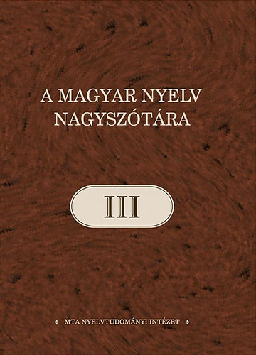 A magyar nyelv nagysz�t�ra III. - B-bes