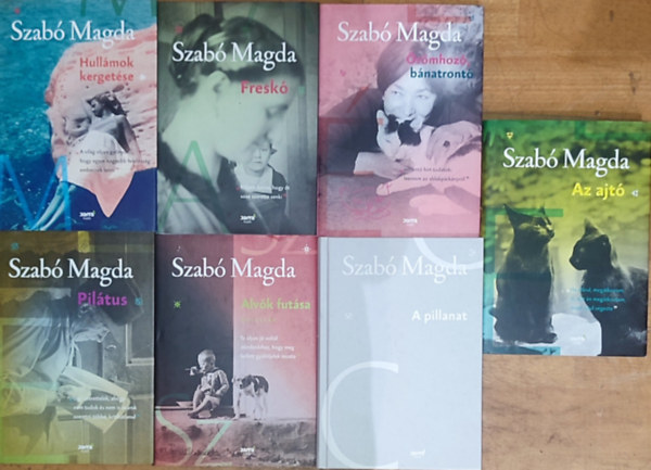 Szab Magda - 7db Szab Magda regny - Hullmok kergetse, Fresk, rmhoz, bnatront, Piltus, Alvk futsa, A pillanat, Az ajt