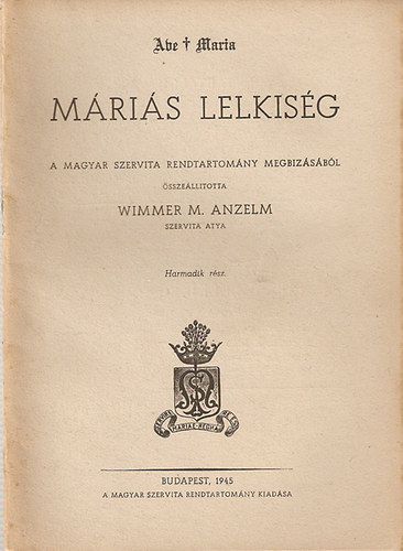 Wimmer M. Anzelm - Mris lelkisg III. rsz