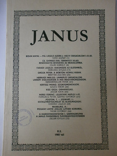 Janus 2. K�nyvek �s egyebek