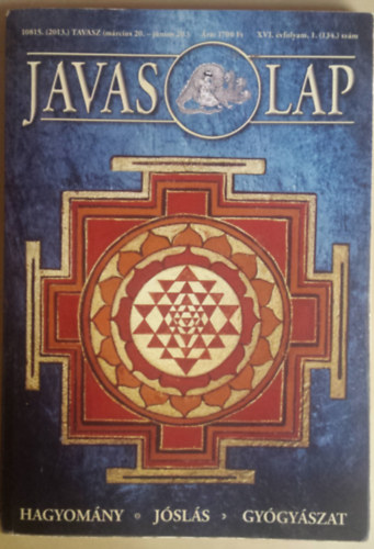 Balázs Judit (szerk.) - Javaslap 2013 Tavasz XVI. évfolyam 1. szám