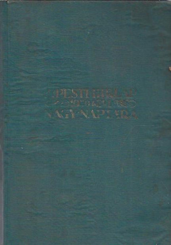A Pesti H�rlap nagy napt�ra az 1930. k�z�ns�ges �vre