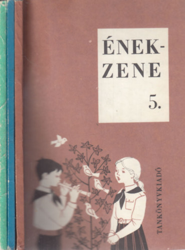 Petneki Jenő, Péter József Lugossy Magda - 3 db ének-zene tankönyv az általános iskolák 5.-6.-8. osztálya számára