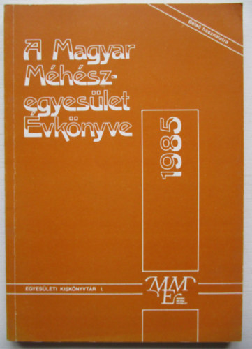 Nikovitz Antal (szerk.) - A Magyar M�h�szegyes�let �vk�nyve 1985.