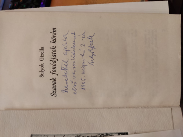 Sulyok Gizella - Szavak fon�djatok k�r�m