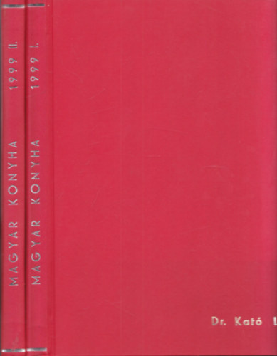 Gulay Istv�n - Magyar Konyha 1999/1-12. 2 k�tetben (teljes �vfolyam)