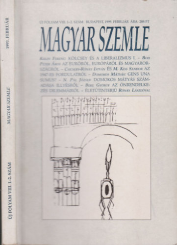 Magyar szemle 1999. februr