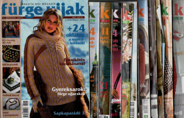Csendes Eszter - Fürge ujjak magazin 2007. év teljes évfolyama.
