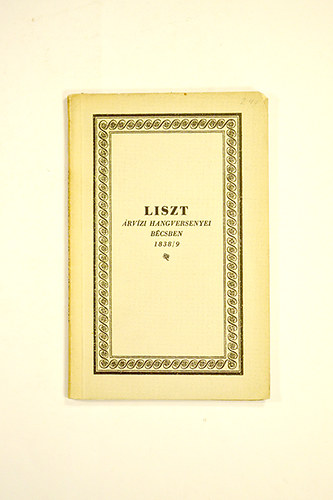 Walter Teréz ( Pulszky Ferencné ) - Liszt Ferenc árvízi hangversenyei Bécsben 1838-39 Walter Teréz naplójából forditotta Csuka Béla.