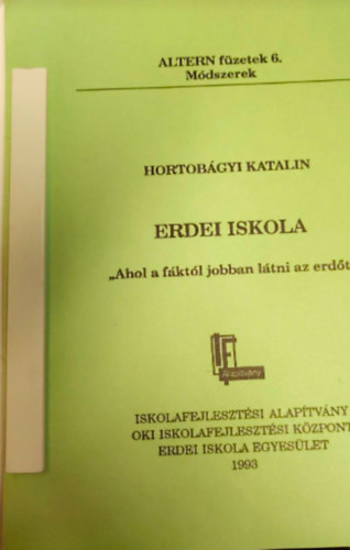 Erdei iskola - ahol a fktl jobban ltni az erdt