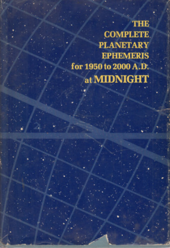 The Complete Planetary Ephemeris for 1950 to 2000 A.D. at Midnight