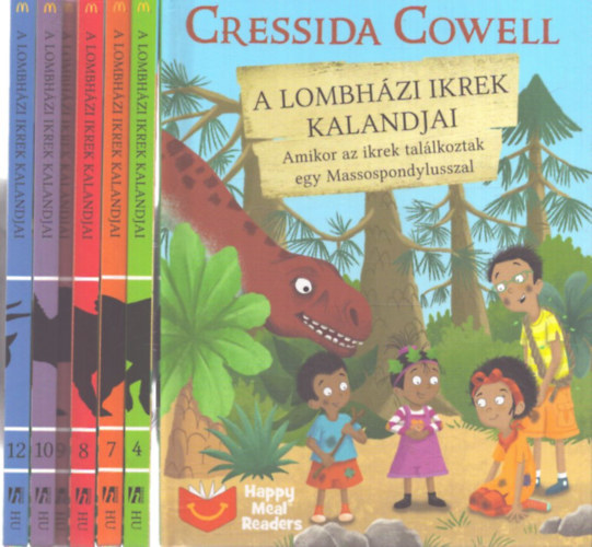 Cressida Cowell - 7 db A Lombh�zi ikrek kalandjai sorozatb�l: 3., 4., 7., 8. 9., 10., 12. sz�mook