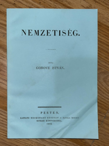 Gorove István - Nemzetiség