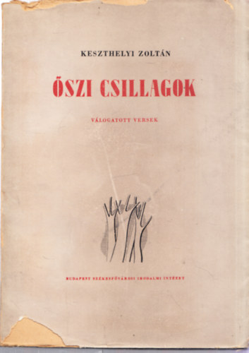 Keszthelyi Zolt�n - �szi csillagok (v�logatott versek)