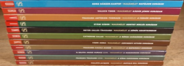 Mag�n�let sorozat 2-12. (Mag�n�let Nap�leon kor�ban, Mag�n�let K�d�r J�nos kor�ban, Mag�n�let a f�ra�k kor�ban, Mag�n�let Horthy Mikl�s kor�ban, Mag�n�let a g�r�g aranykorban, Mag�n�let a r�mai cs�sz�rok kor�ban...