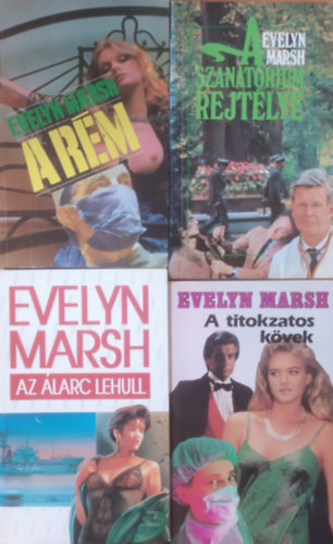 Evelyn Marsh - Titokzatos kvek + Az larc lehull + A szanatrium rejtlye + A rm (4 ktet)