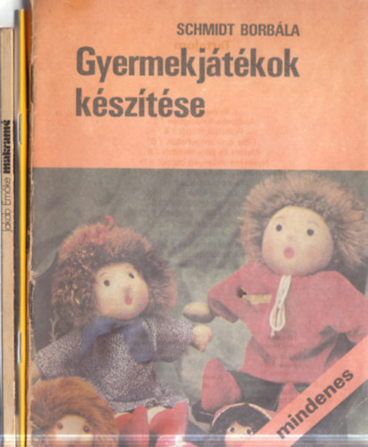 Schmidt Borbála, Rita Kahl, Jakab Emőke - 3 db kézműves füzet: Gyermekjátékok készítése + Frottírállatkák + Makramé