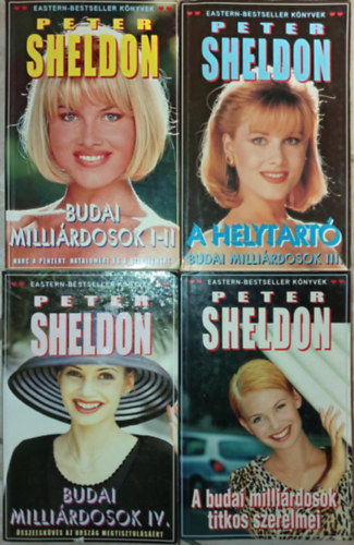 Peter Sheldon - Budai millirdosok 1-4. + A budai millirdosok titkos szerelmei (4 ktet)