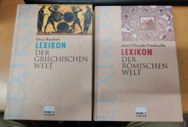 Guy Rachet Jean-Claude Fredouille - 2 db Primus Verlag Lexikon: Der Griechischen Welt + Der Rmischen Welt