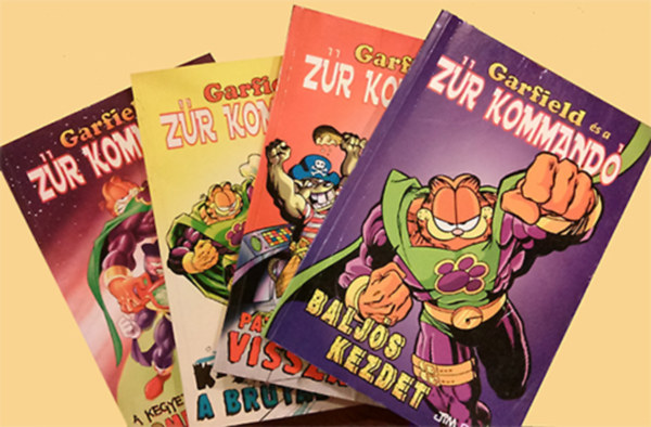 Jim Davis, Acey, Mark, Teitelbaum, Michael Etal. - Garfield s a Zr kommand 1-4. (1.: Baljs kezdet - 2.: Patkny Jack visszavg! - 3.: K-9 a brutl blki - 4.: A kegyetlen kombintor)