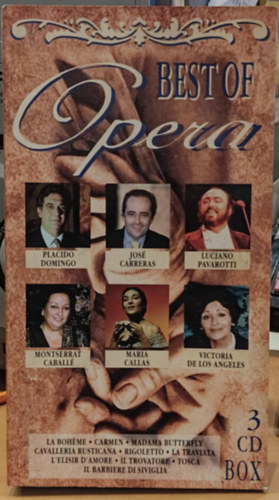 Disky Communications - Best Of Opera (3 CD Box Set)(Placido Domingo, Jos� Carreras, Luciano Pavarotti, Montserrat Caball�, Maria Callas, Victoria de Los Angeles)