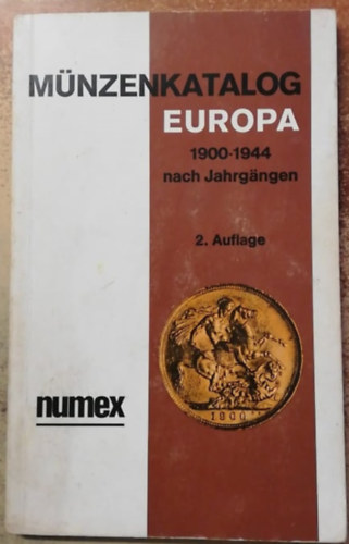 Mnzkatalog Europa 1900-1944 nach Jahrgngen 2. Auflage