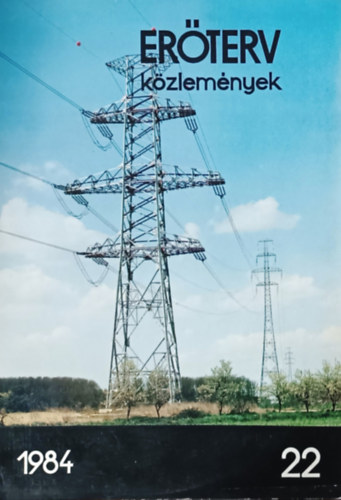 Sz�nth� Istv�n  (szerk.) - Er�terv k�zlem�nyek 22. (1984)