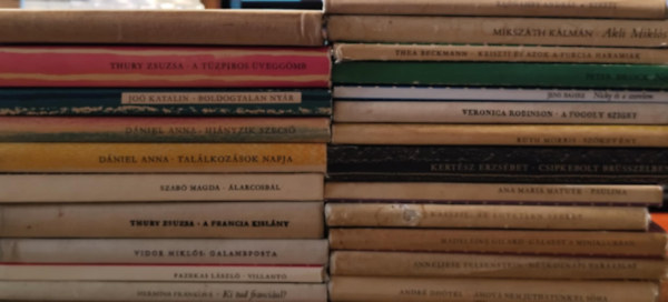 Andr Dhotel, Annaliese Felsenstein, Madeleine Gilard, Lev Kasszil, Ana Maria Matute, Kertsz Erzsbet, Ruth Morris, Veronica Robinson, Jens Bahre, Peter Brock, Thea Beckmann, Hermna Frankov, F - 23 db pttys s cskos knyv